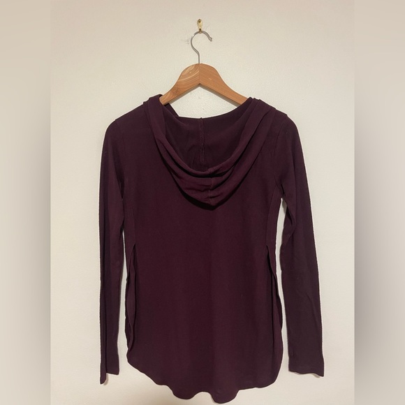 Aerie Size XS Hooded “Just Add Leggings” Tunic w/ side slits - Picture 7 of 10